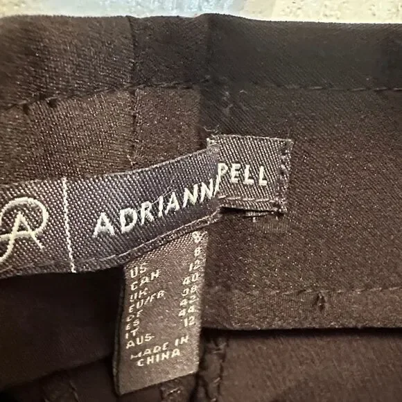 Adrianna Papell Elegant Black Trousers - Picture 2 of 2